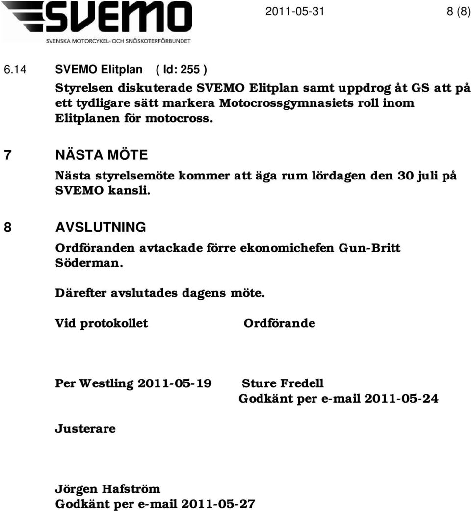 Motocrossgymnasiets roll inom Elitplanen för motocross.