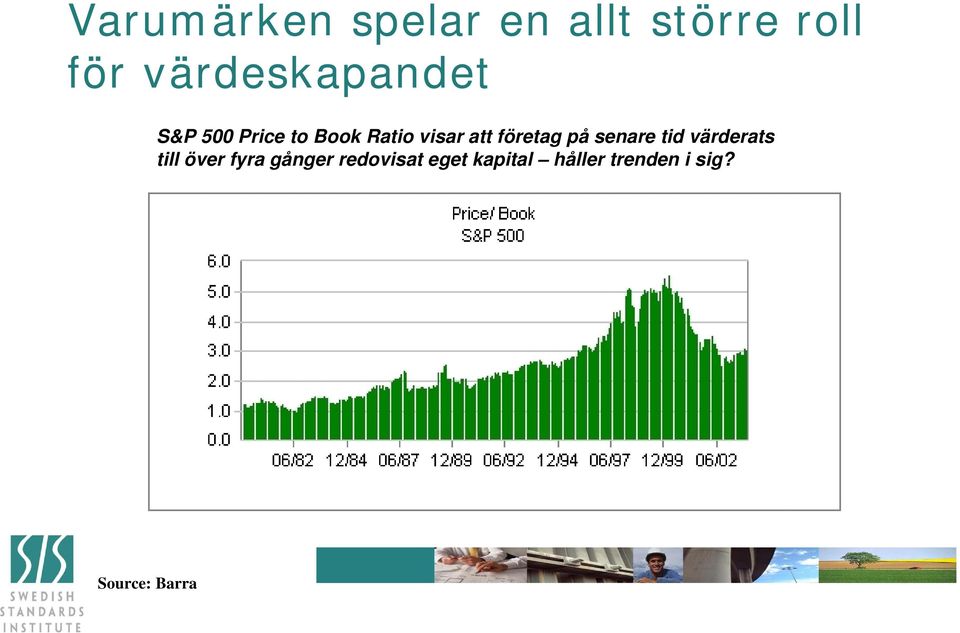 att företag på senare tid värderats till över fyra