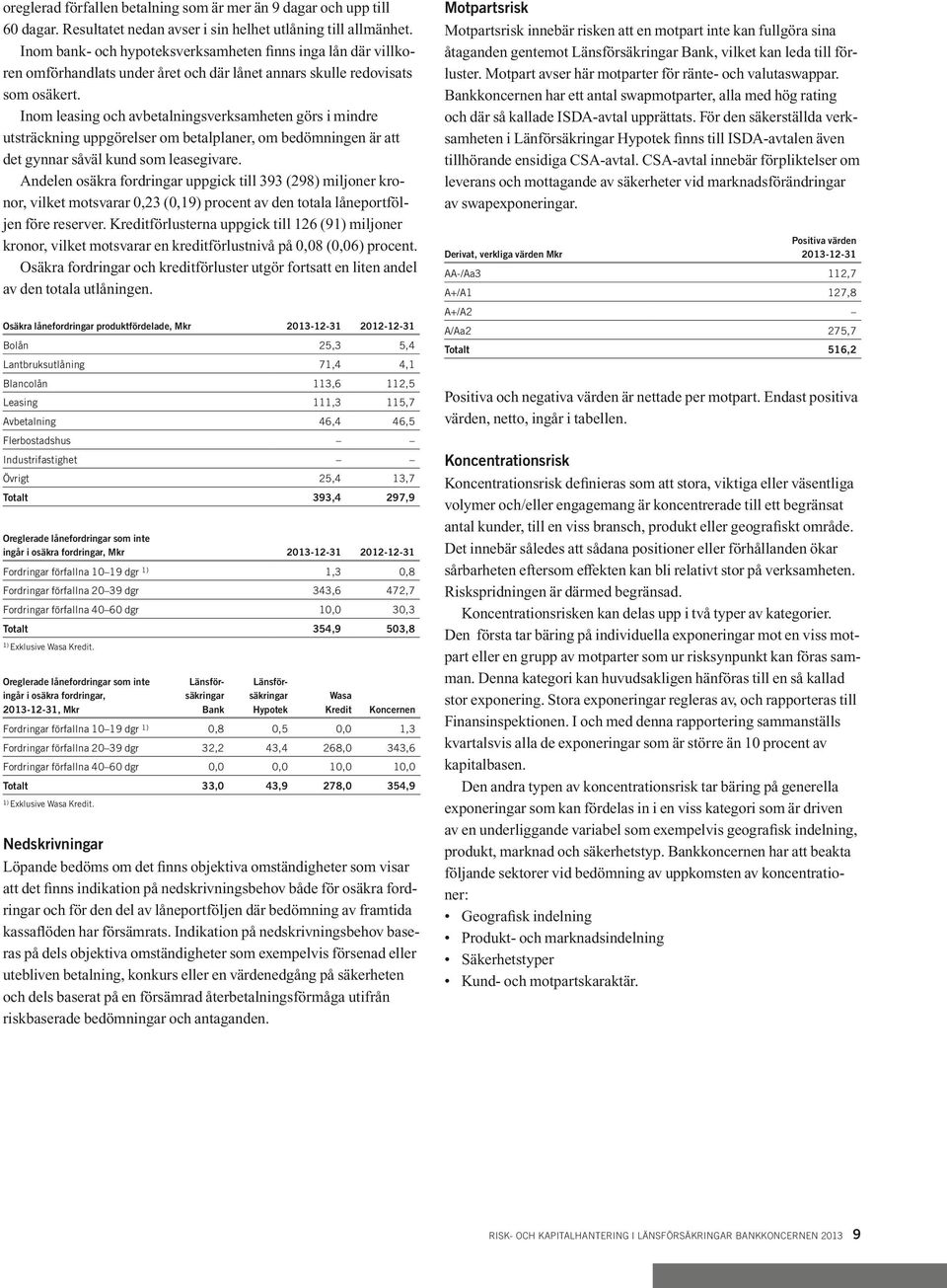 Inom leasing och avbetalningsverksamheten görs i mindre utsträckning uppgörelser om betalplaner, om bedömningen är att det gynnar såväl kund som leasegivare.