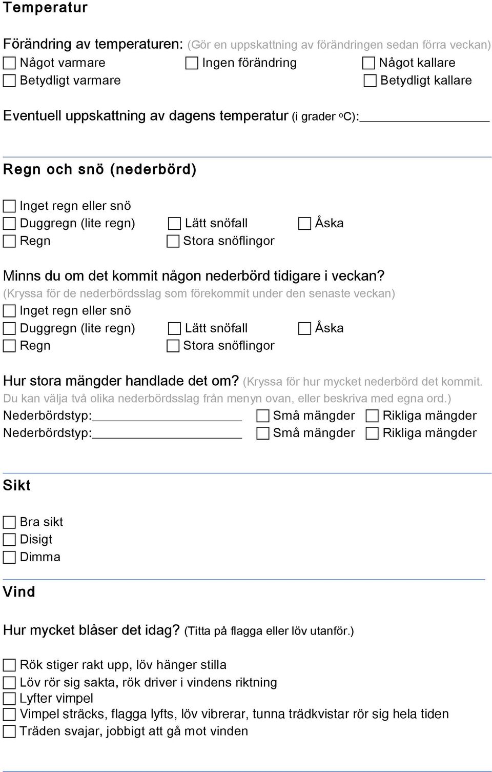 löv vibrerar, tunna
