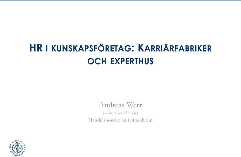 EXPERTHUS Andreas Werr