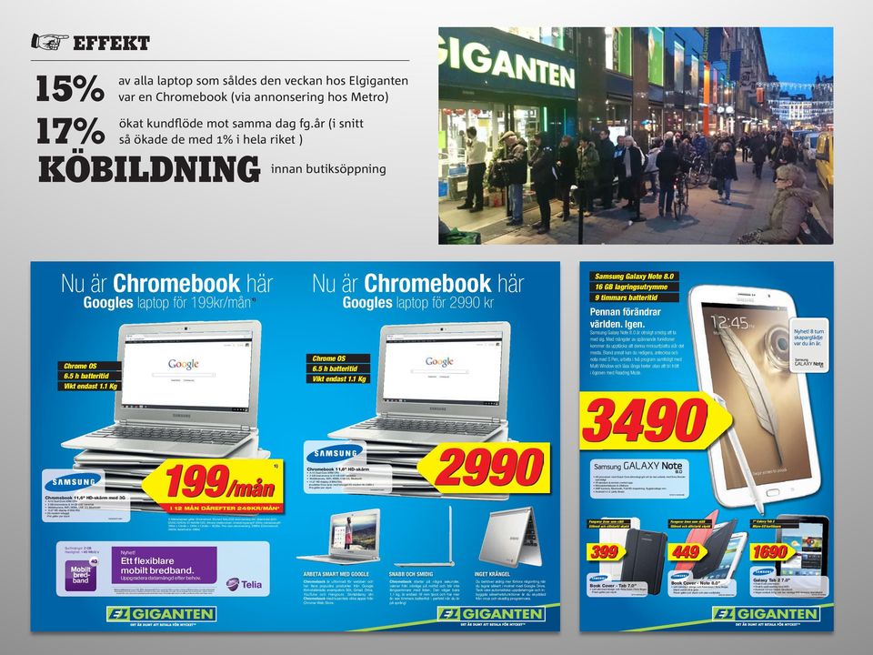 Kostnad för sms, mms samt uppkoppling utomlands tillkommer. För fullständiga priser och villkor, se telia.se/villkor eller fråga i butik.
