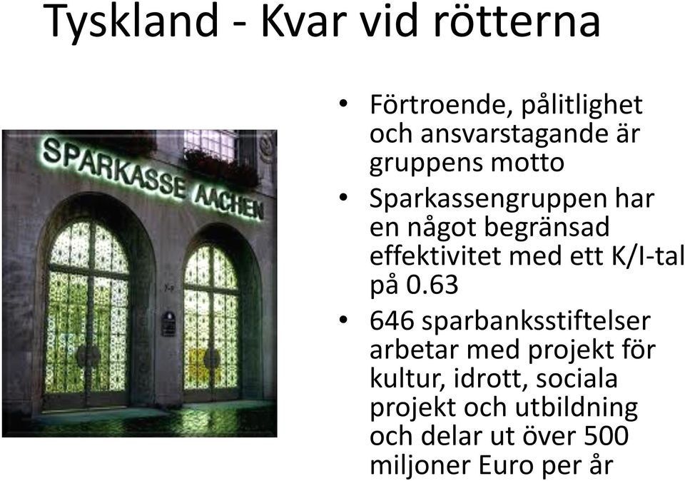 K/I-tal på 0.