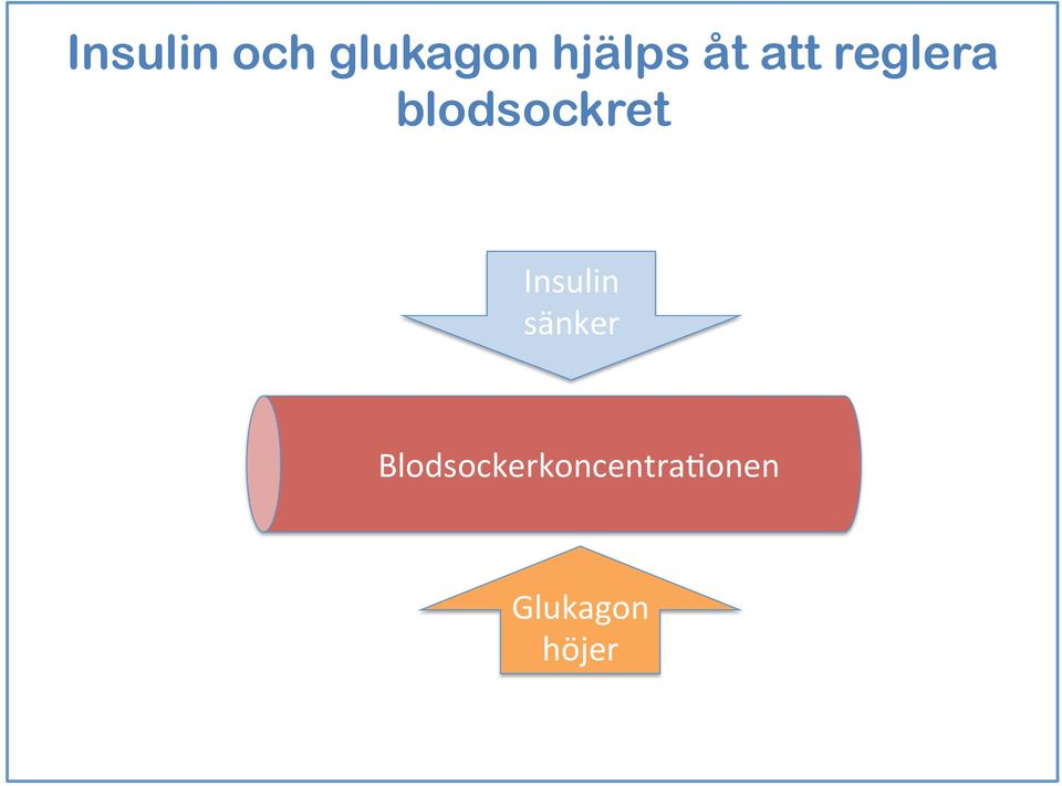 Insulin sänker