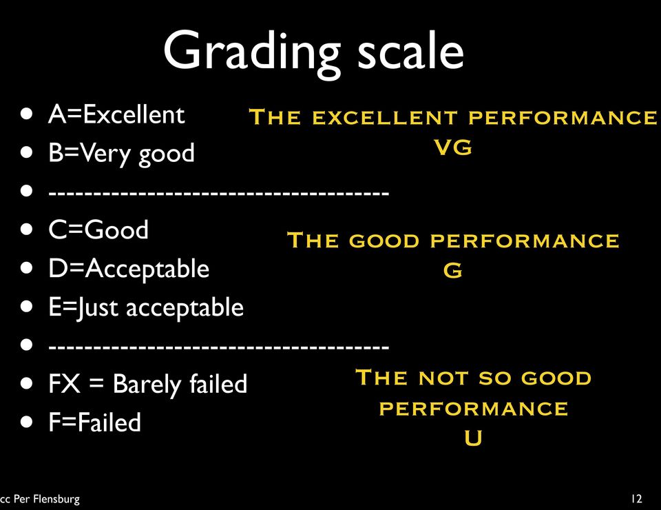 good performance G E=Just acceptable