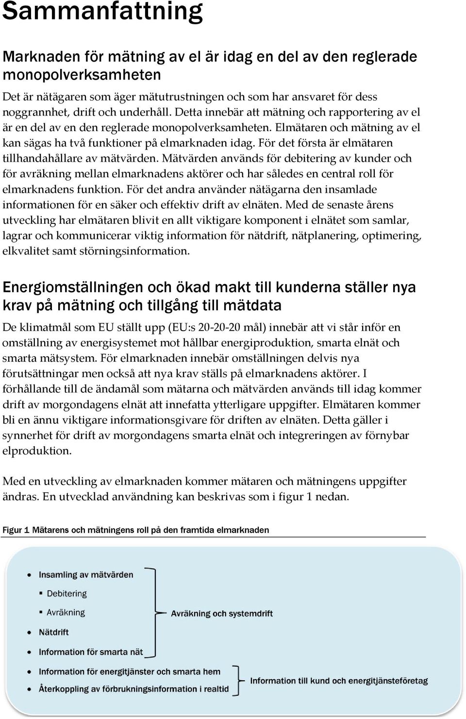 För det första är elmätaren tillhandahållare av mätvärden.