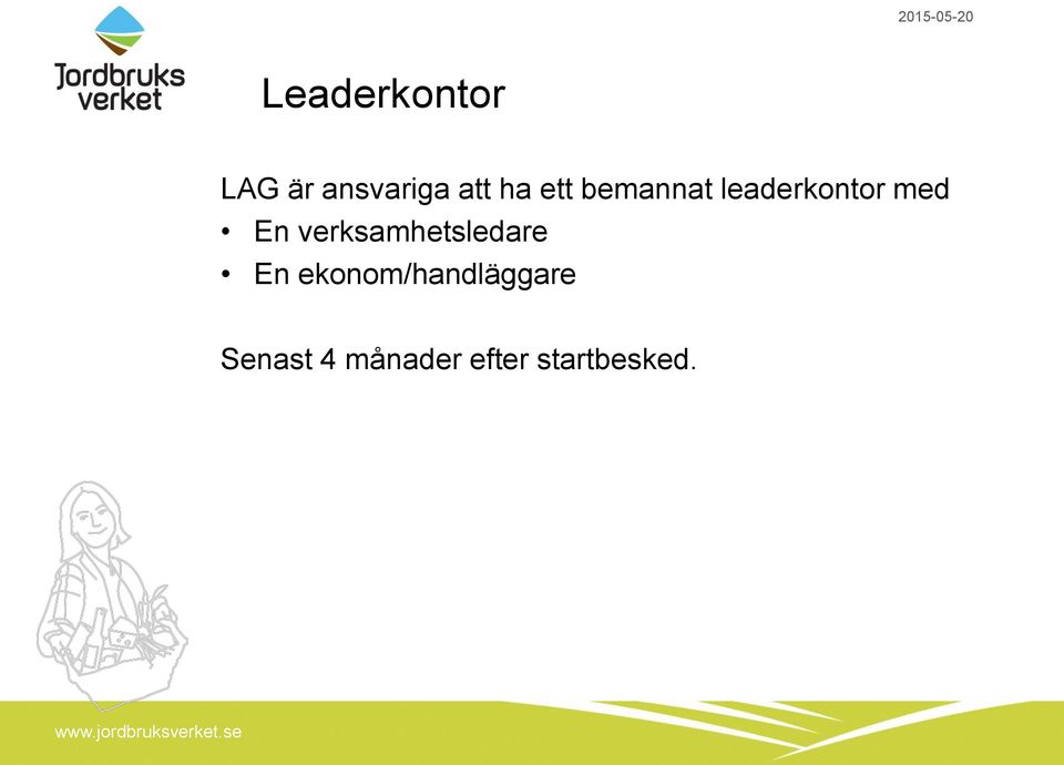 verksamhetsledare En