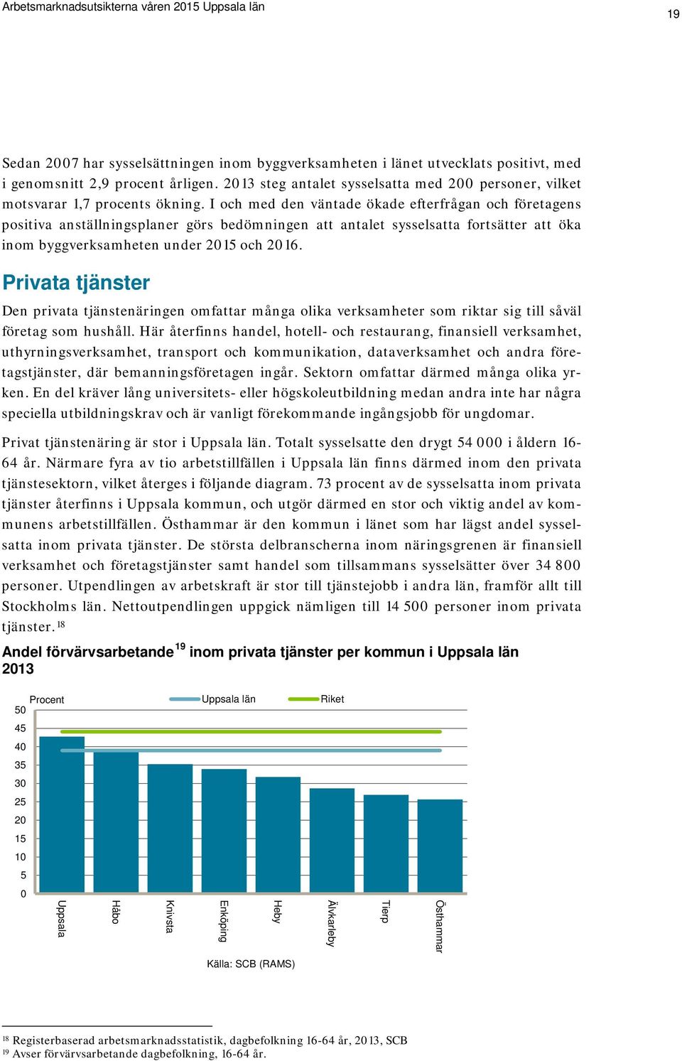 I och med den väntade ökade efterfrågan och företagens positiva anställningsplaner görs bedömningen att antalet sysselsatta fortsätter att öka inom byggverksamheten under 2015 och 2016.