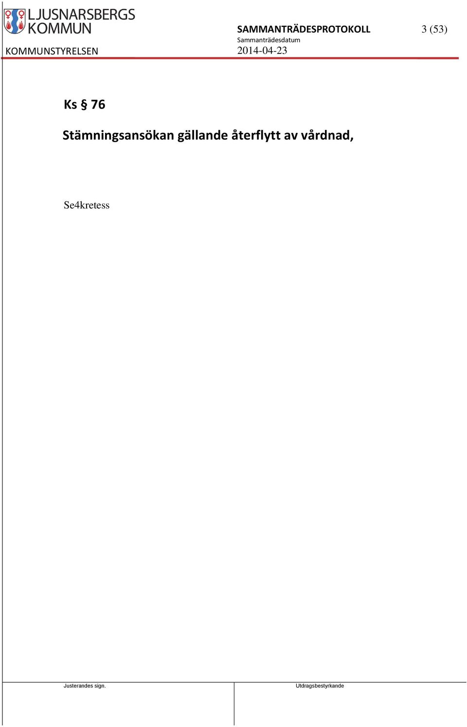 Stämningsansökan