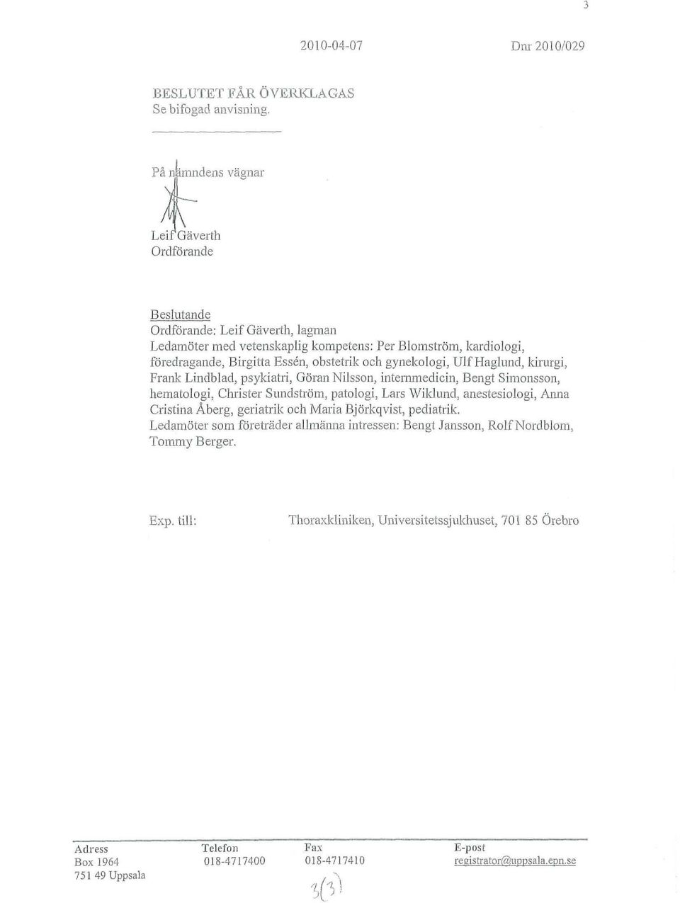 obstetrik och gynekolog!