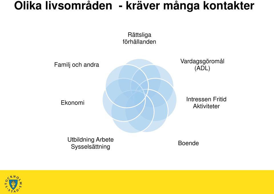 Vardagsgöromål (ADL) Ekonomi Intressen