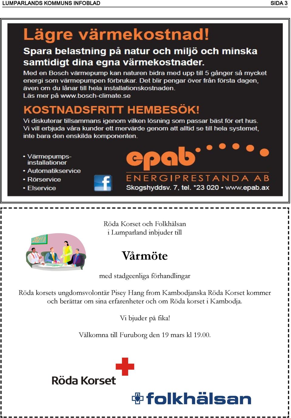 Pisey Hang from Kambodjanska Röda Korset kommer och berättar om sina erfarenheter