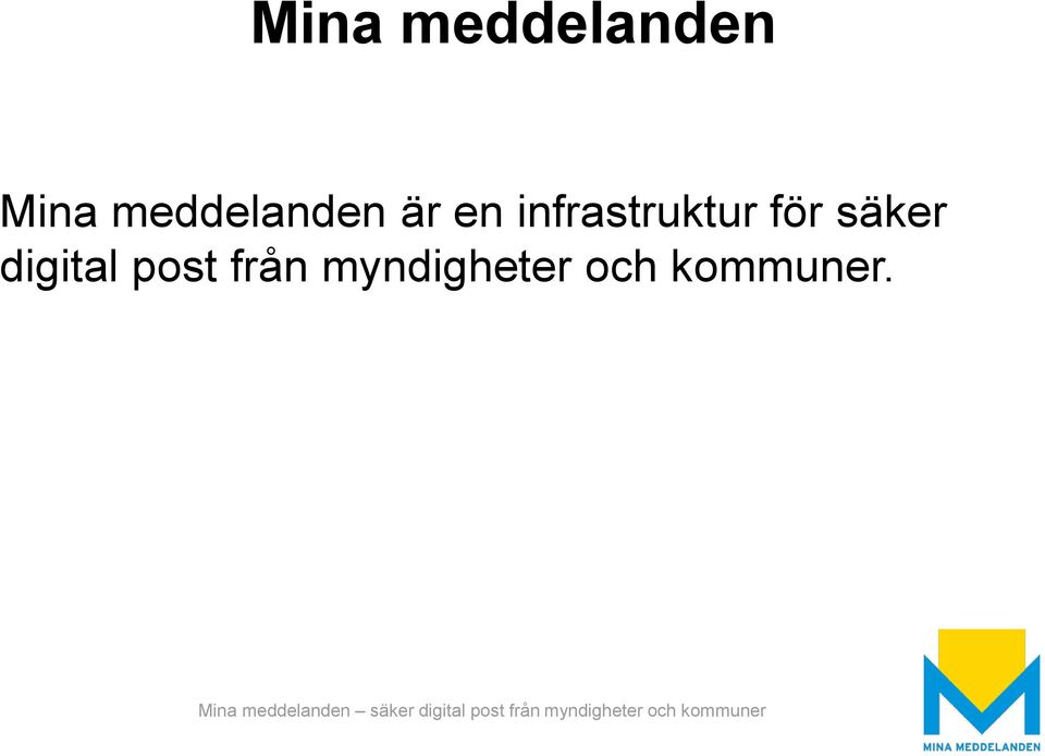 infrastruktur för säker