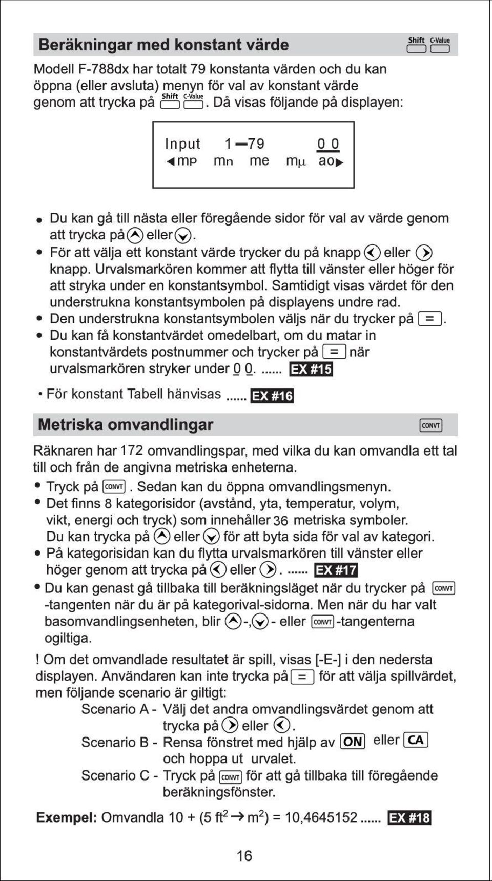 konstant Tabell
