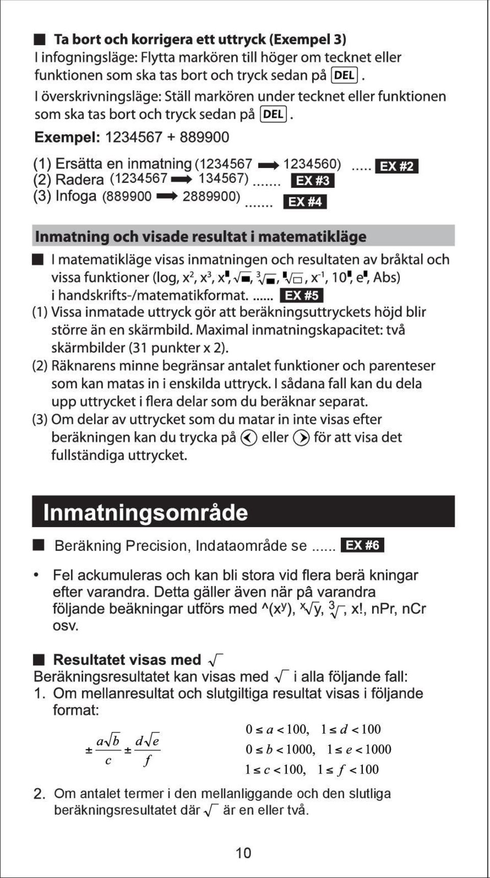 .. Om antalet termer i den mellanliggande och