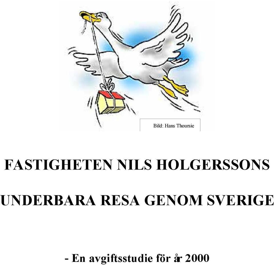 HOLGERSSONS UNDERBARA RESA