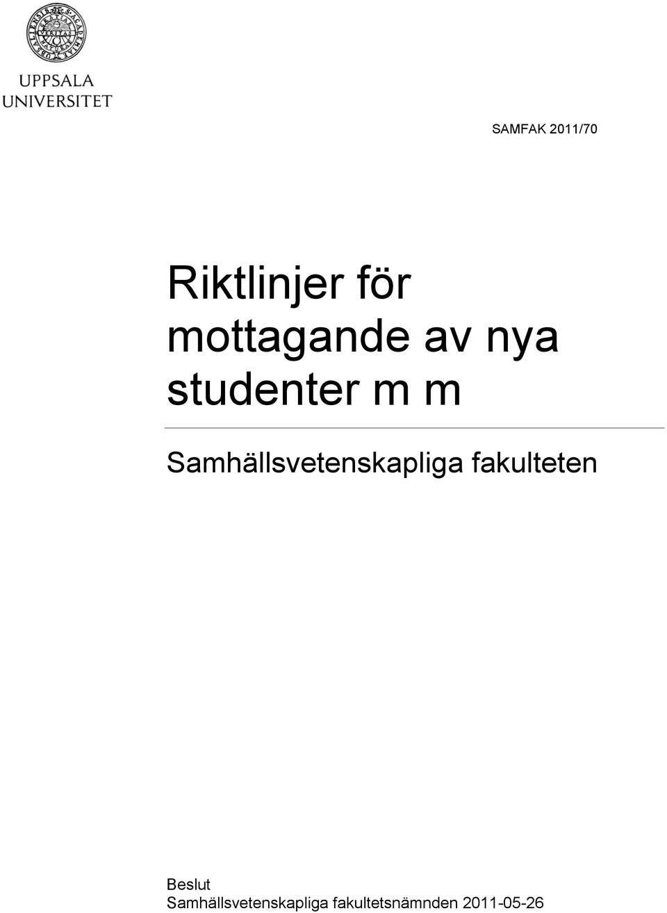 studenter m m
