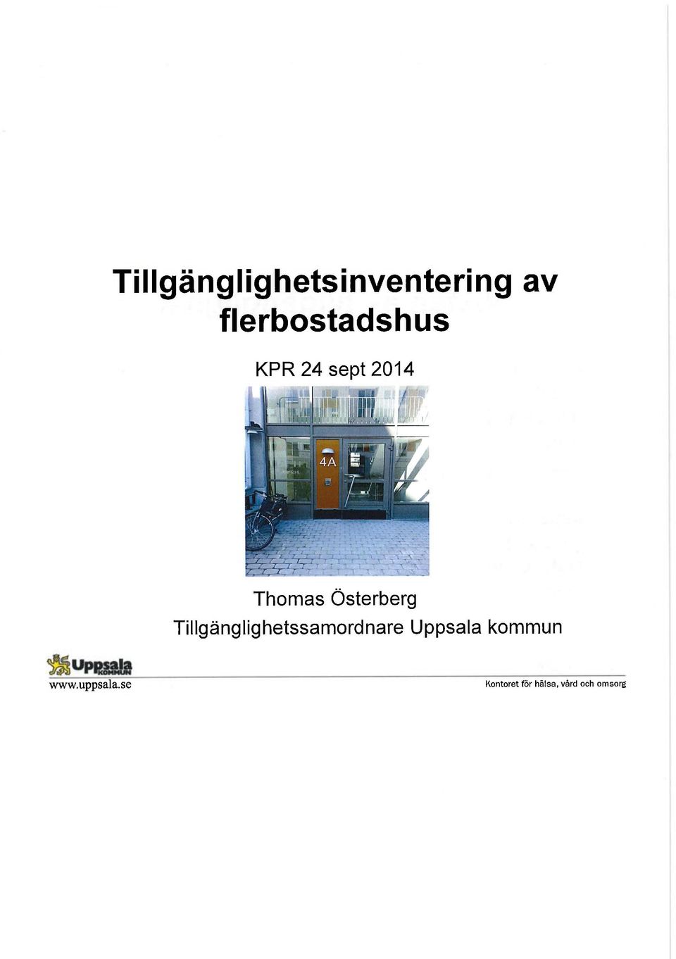 Österberg Tillgänglighetssamordnare