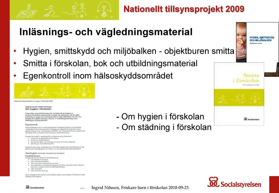 objektburen smitta Smitta i förskolan, bok och