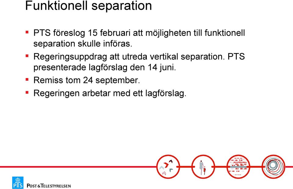 Regeringsuppdrag att utreda vertikal separation.