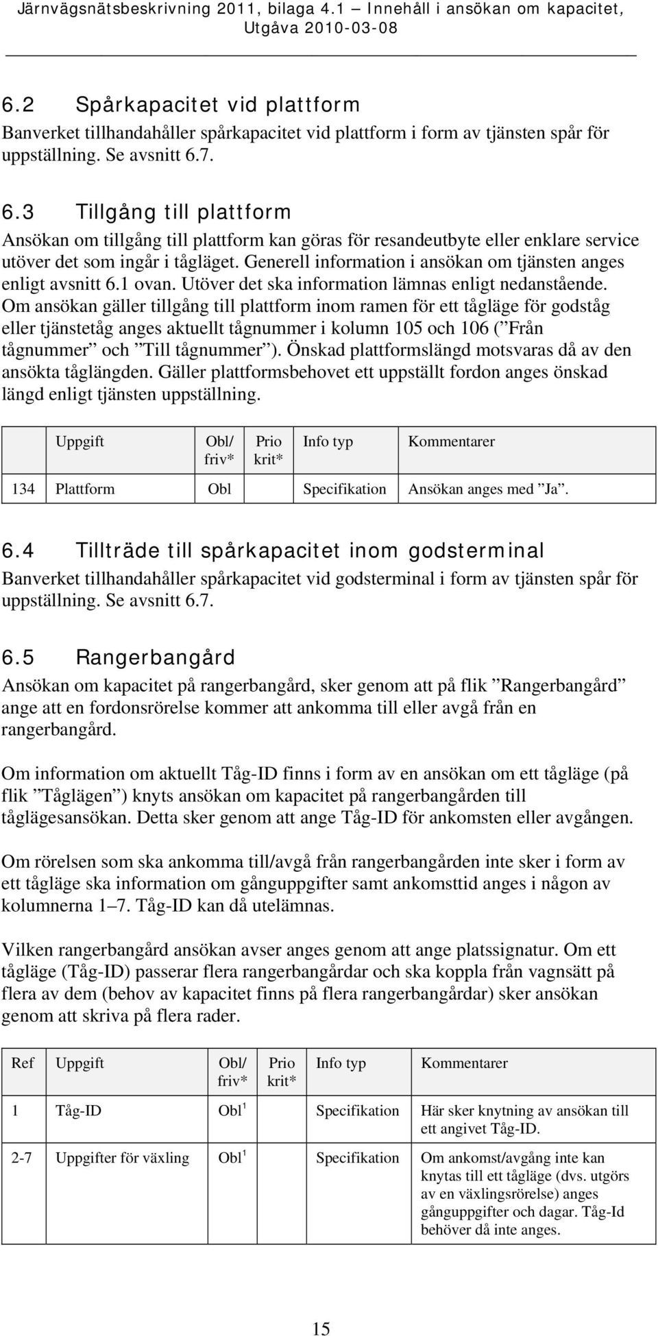 Generell information i ansökan om tjänsten anges enligt avsnitt 6.1 ovan. Utöver det ska information lämnas enligt nedanstående.