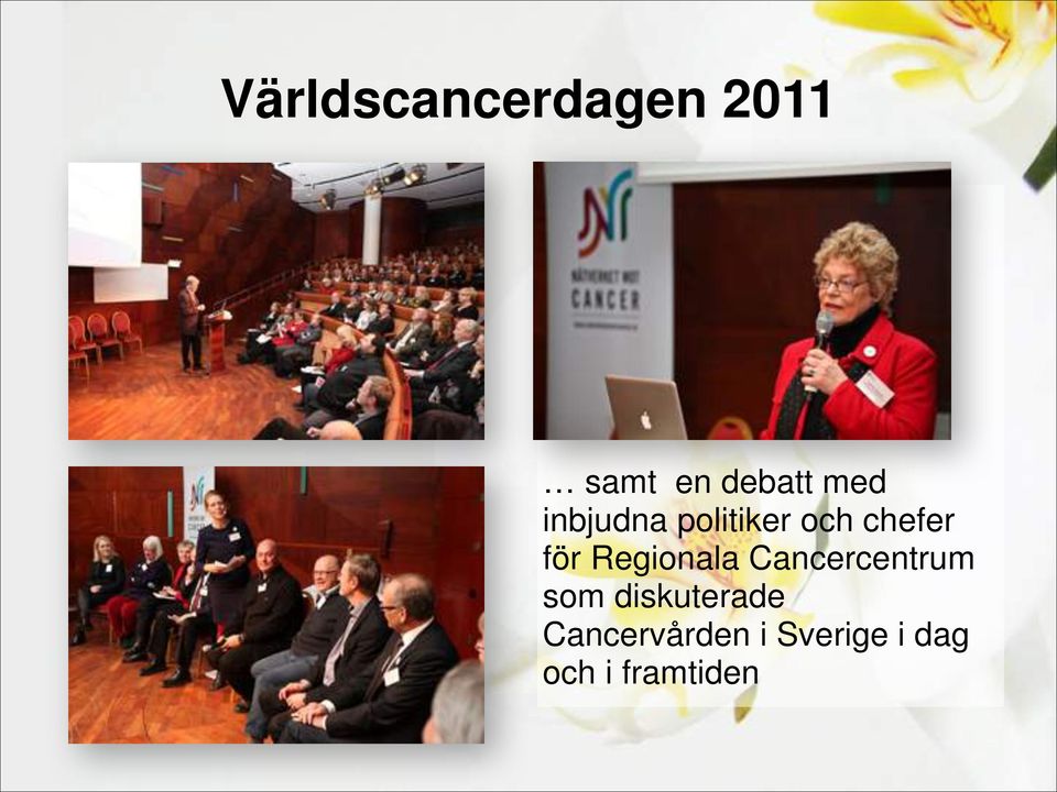 Regionala Cancercentrum som diskuterade