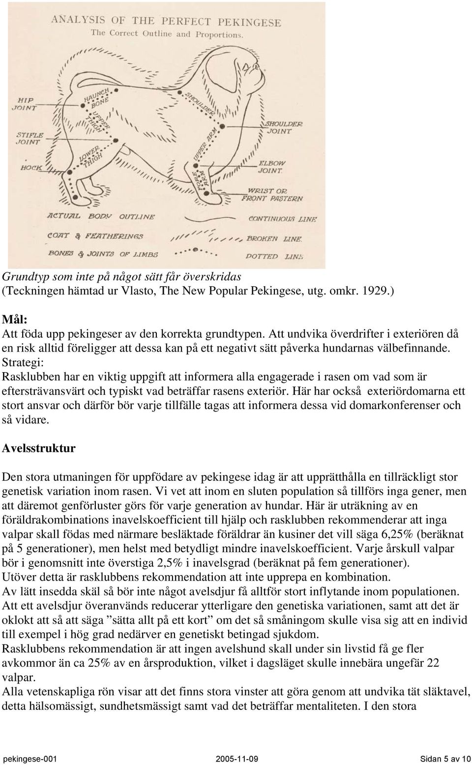 Strategi: Rasklubben har en viktig uppgift att informera alla engagerade i rasen om vad som är eftersträvansvärt och typiskt vad beträffar rasens exteriör.