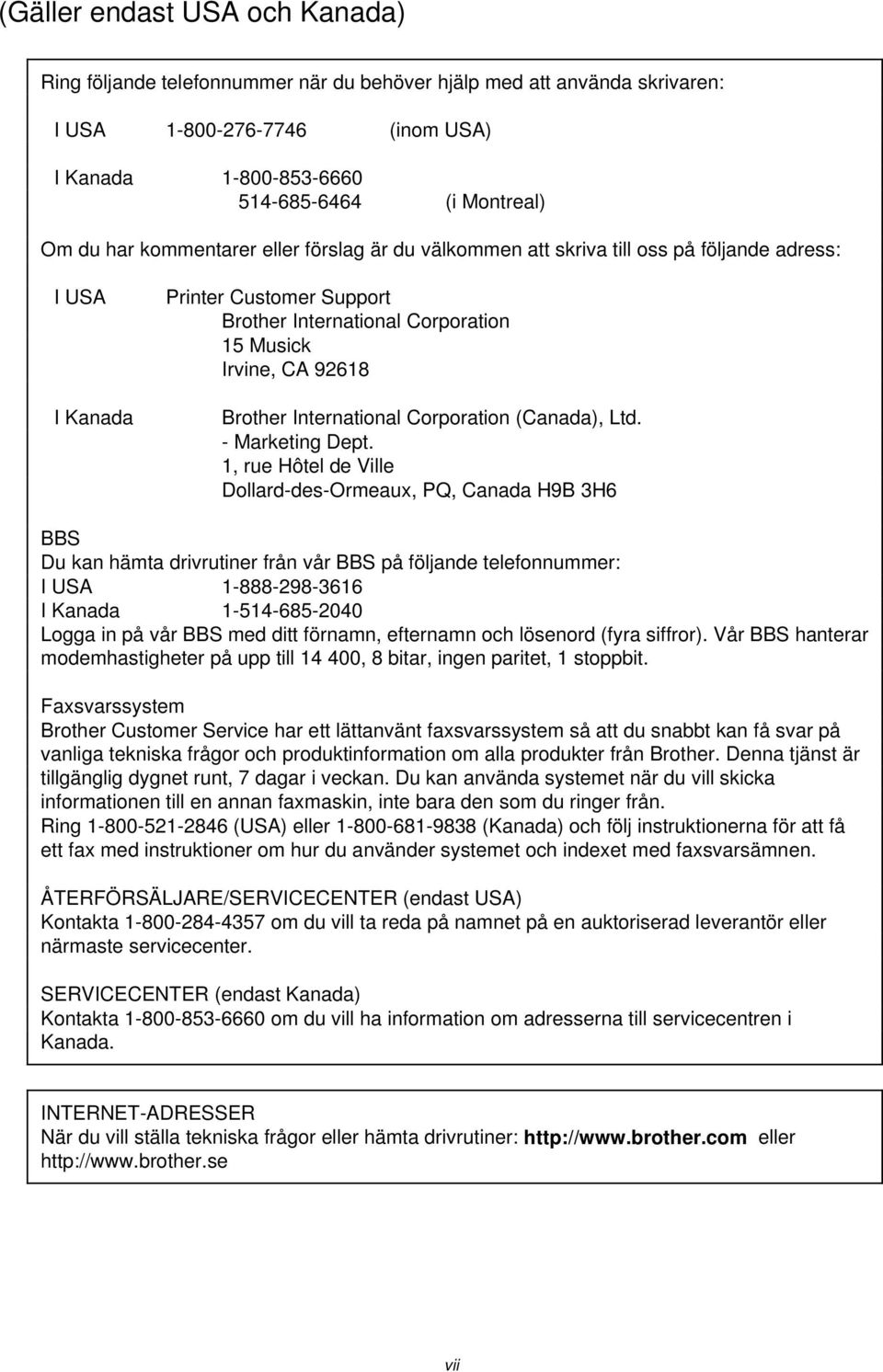 International Corporation (Canada), Ltd. - Marketing Dept.