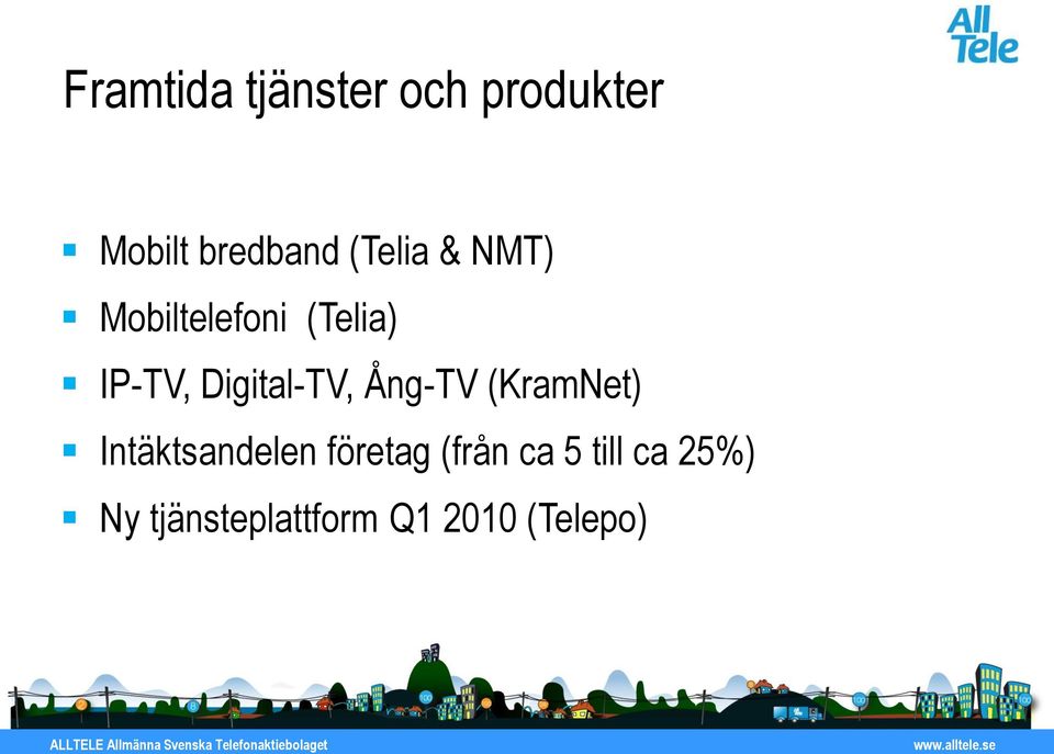 Digital-TV, Ång-TV (KramNet) Intäktsandelen