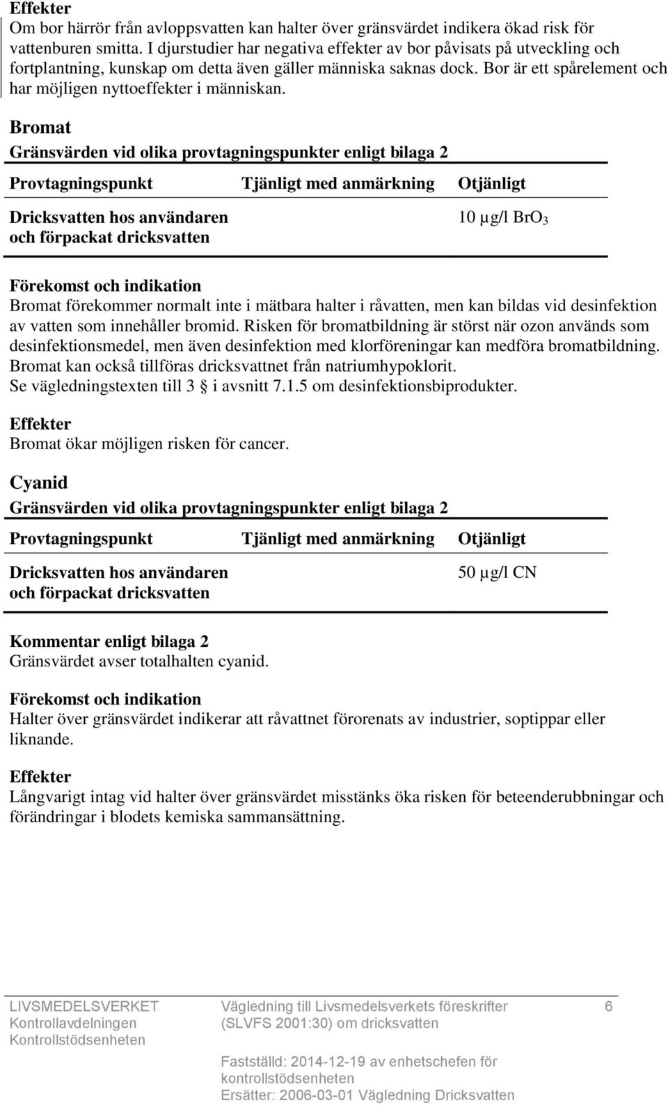 Bor är ett spårelement och har möjligen nyttoeffekter i människan.