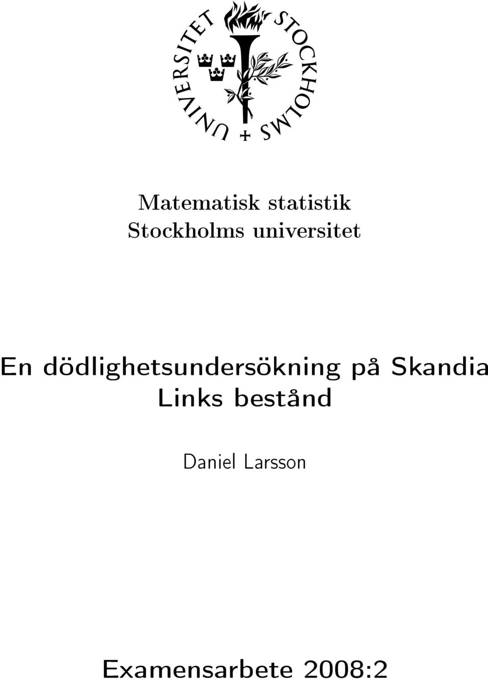 dödlighetsundersökning på