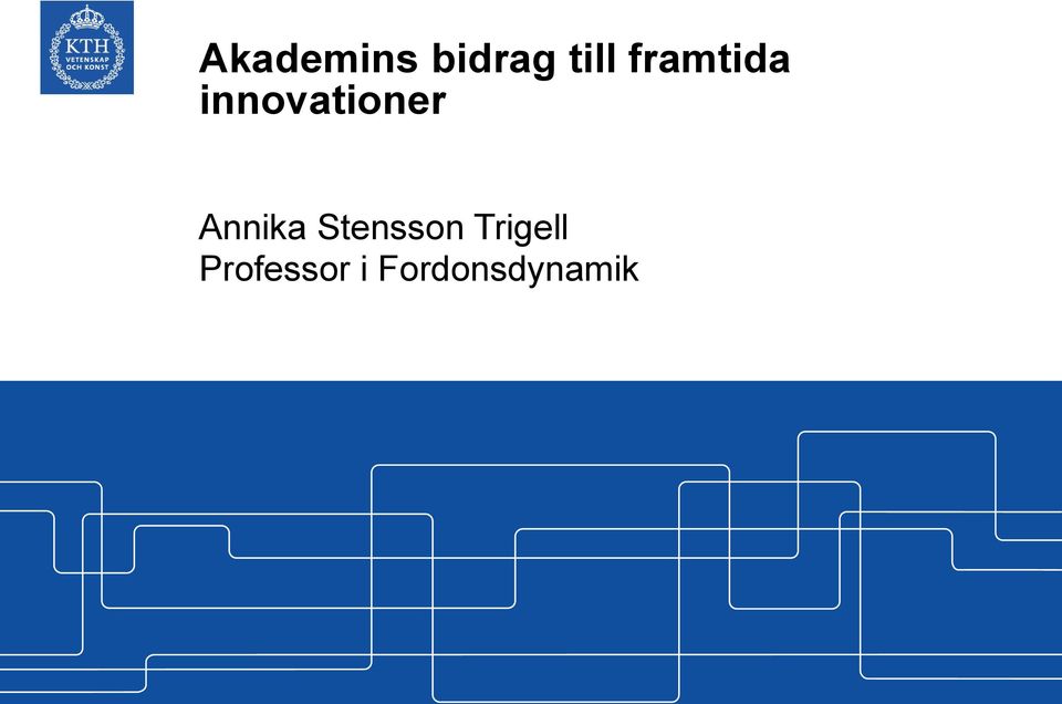 Annika Stensson Trigell