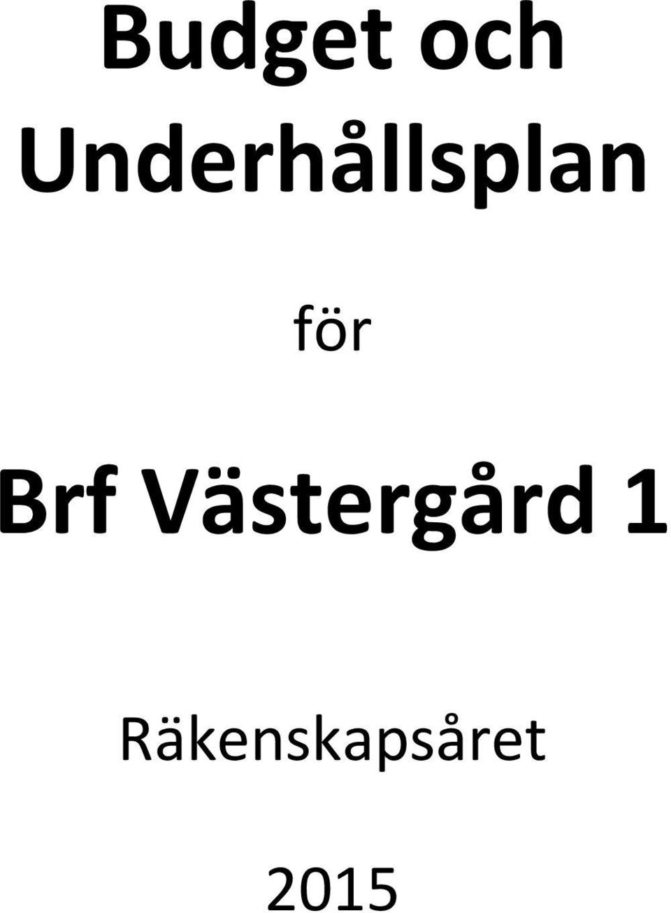 för Brf