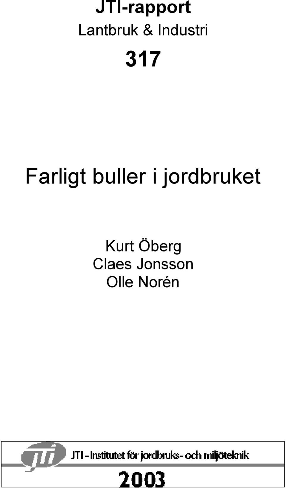 buller i jordbruket Kurt