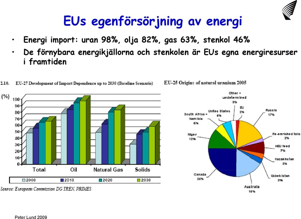 stenkol 46% De förnybara energikjällorna