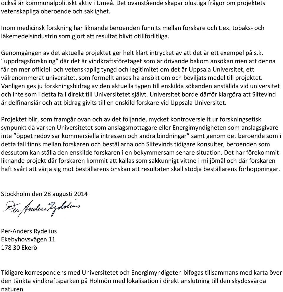 Genomgången av det akt