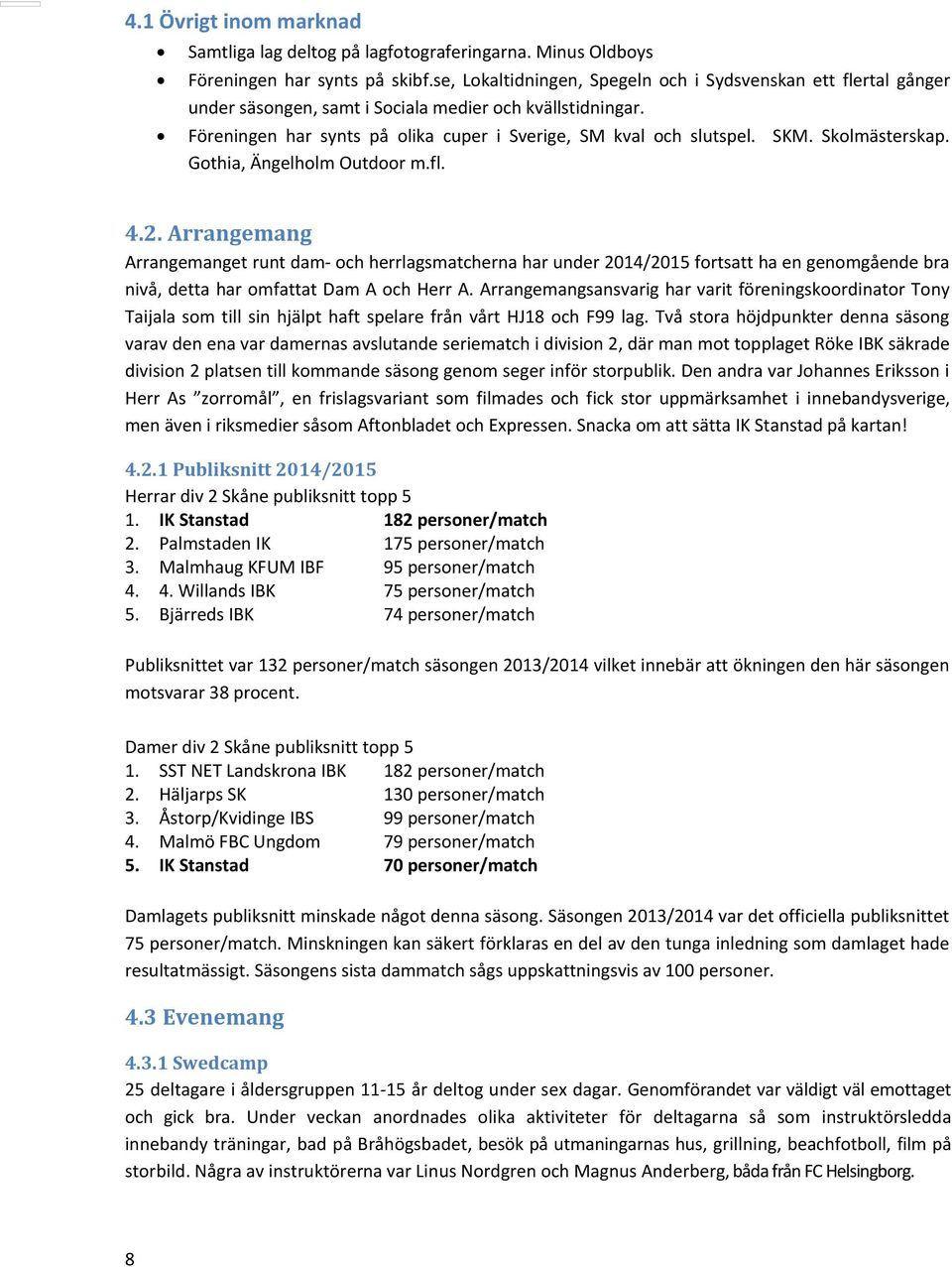 Skolmästerskap. Gothia, Ängelholm Outdoor m.fl. 4.2.