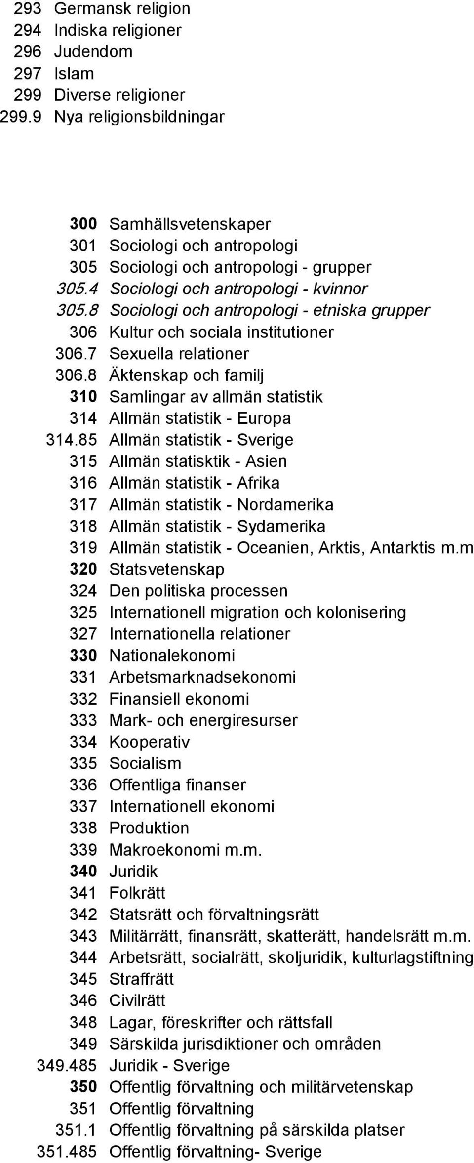 8 Sociologi och antropologi - etniska grupper 306 Kultur och sociala institutioner 306.7 Sexuella relationer 306.