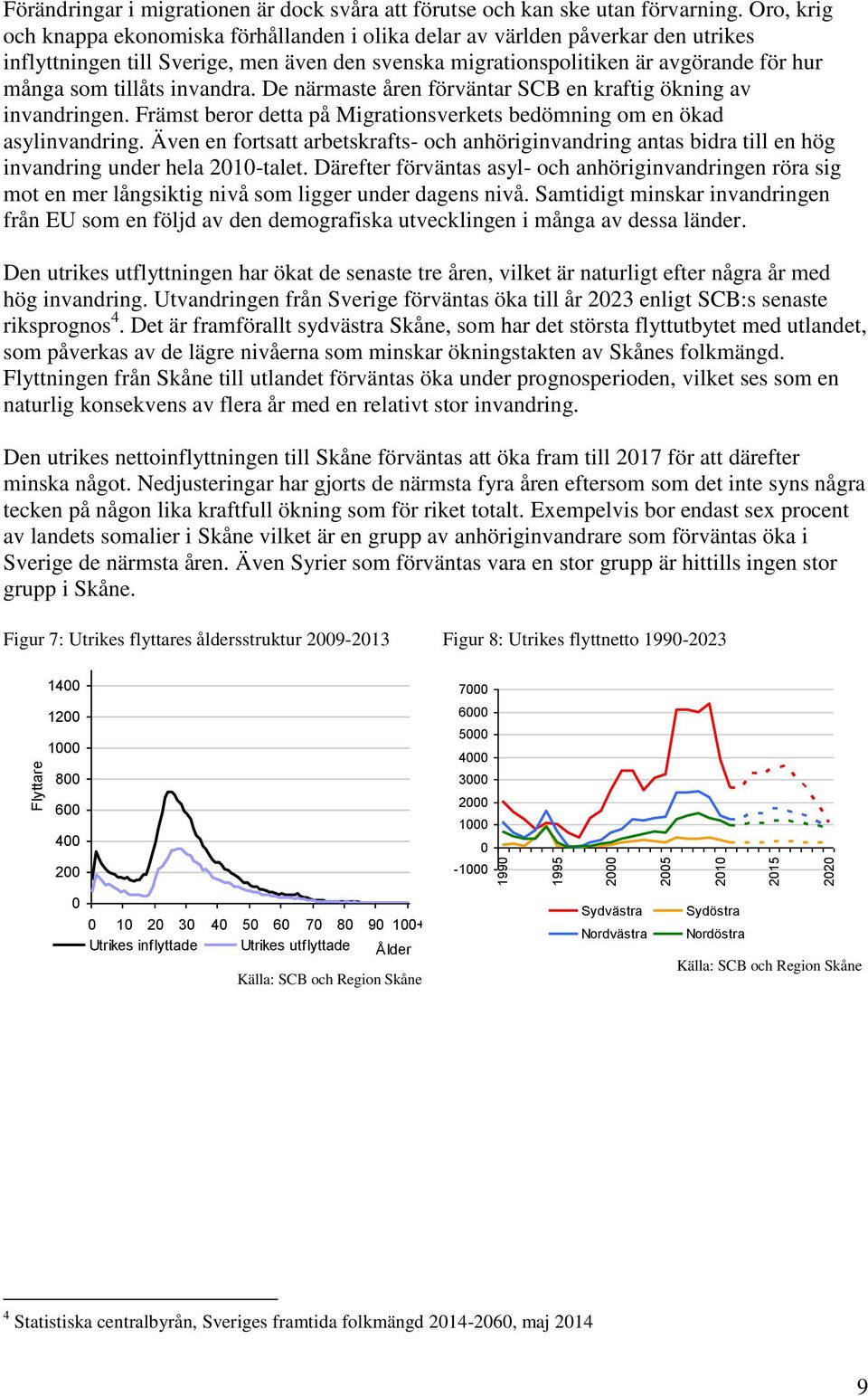 invandra. De närmaste åren förväntar SCB en kraftig ökning av invandringen. Främst beror detta på Migrationsverkets bedömning om en ökad asylinvandring.