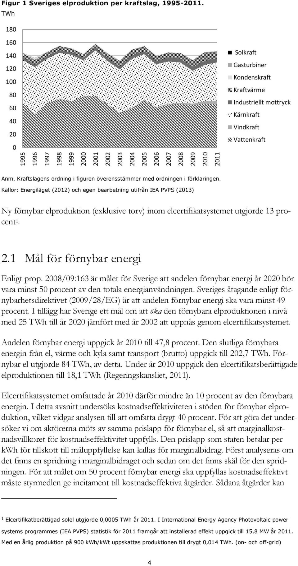 Kraftslagens ordning i figuren överensstämmer med ordningen i förklaringen.