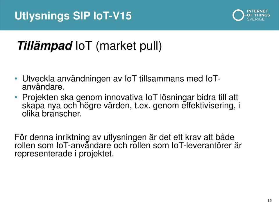 genom effektivisering, i olika branscher.