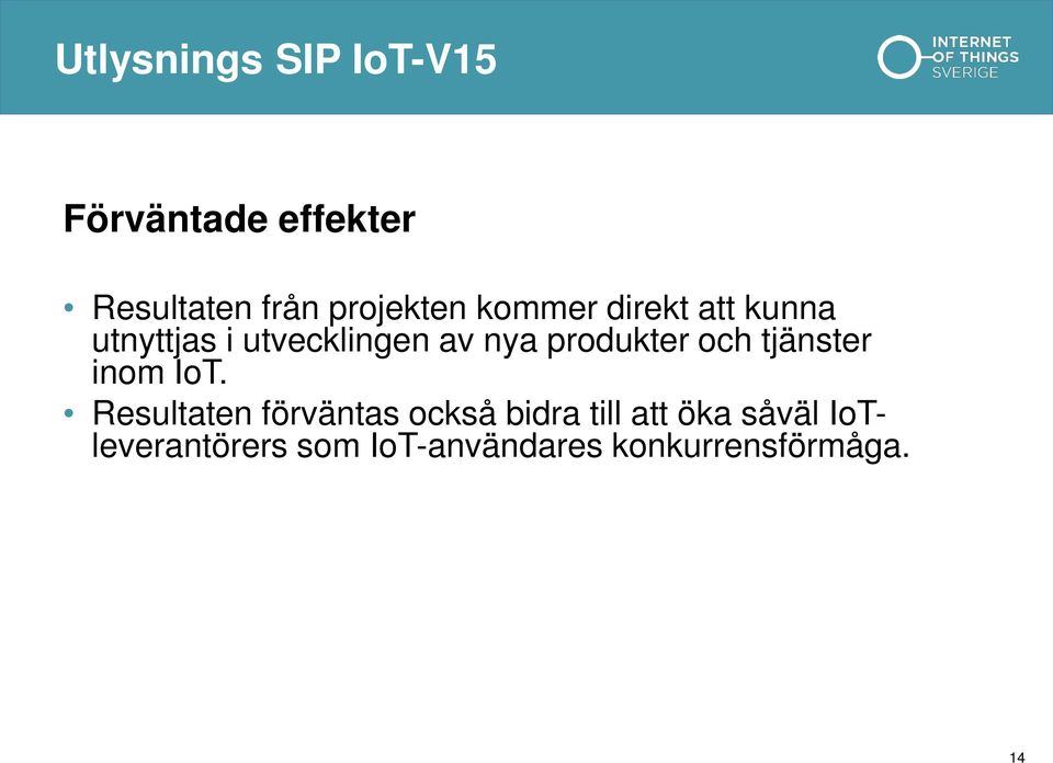 tjänster inom IoT.