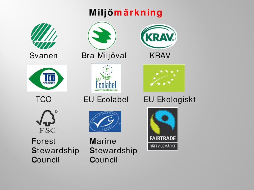EU Ekologiskt Forest
