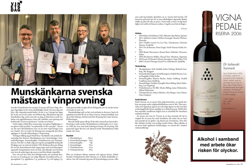 Så när vi nu i Sverige har dagar för än det ena än det andra, som Bokens dag, Alla hjärtans dag och Kanelbullens dag, tyckte man det var dags att lyfta fram svensk vinkultur och uppmärksamma vinets