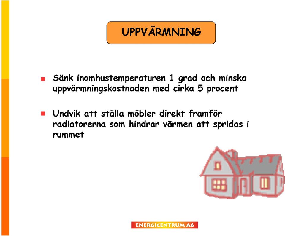 procent Undvik att ställa möbler direkt framför
