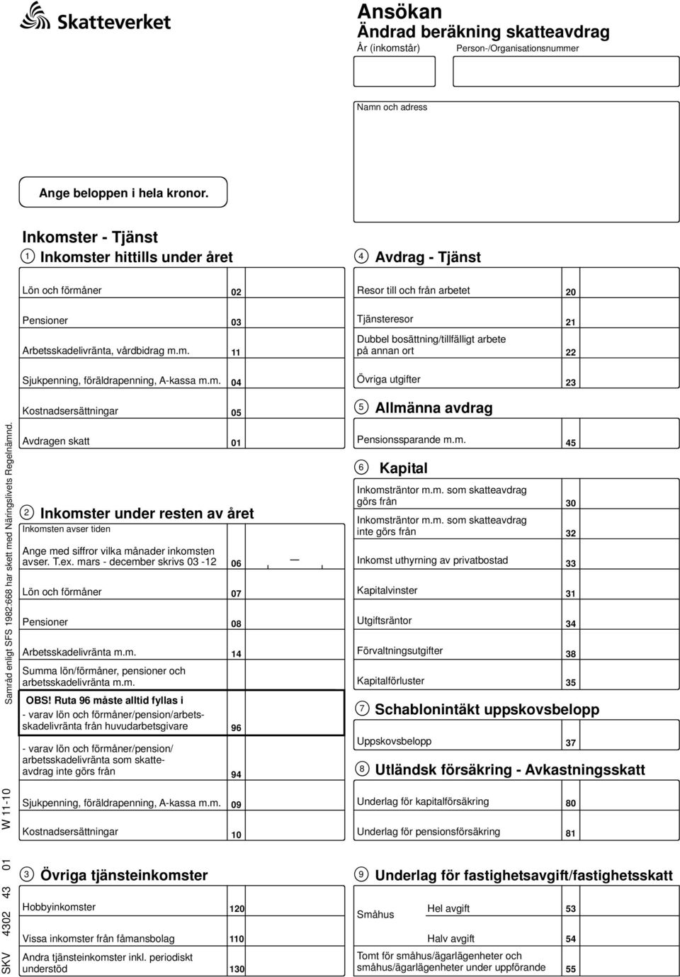 m. 04 Övriga utgifter 23 Kostnadsersättningar 05 5 Allmänna avdrag Samråd enligt SFS 1982:668 har skett med Näringslivets Regelnämnd.