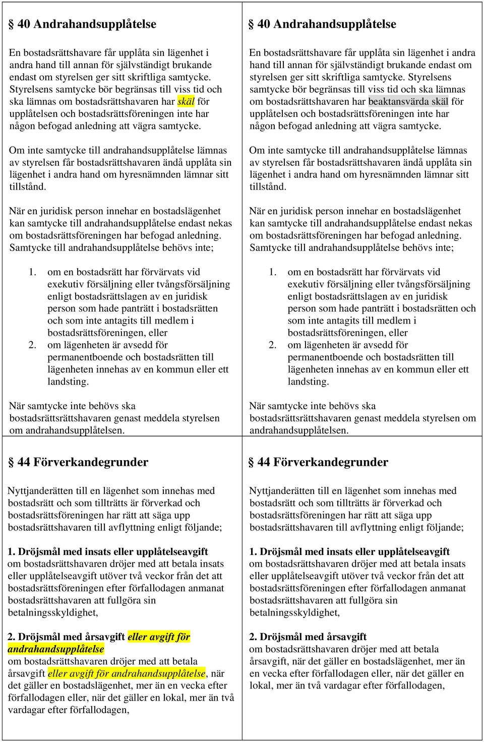 Om inte samtycke till andrahandsupplåtelse lämnas av styrelsen får bostadsrättshavaren ändå upplåta sin lägenhet i andra hand om hyresnämnden lämnar sitt tillstånd.