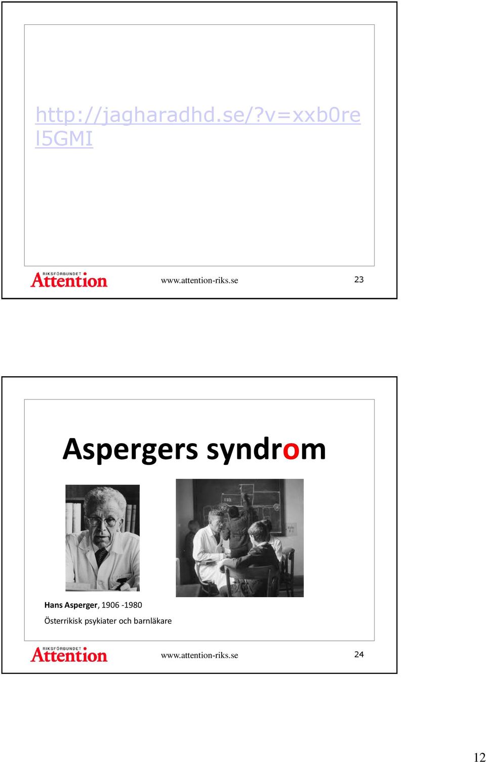 se 23 Aspergers syndrom Hans Asperger,