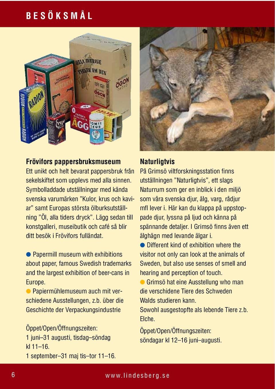 Lägg sedan till konstgalleri, museibutik och café så blir ditt besök i Frövifors fulländat.