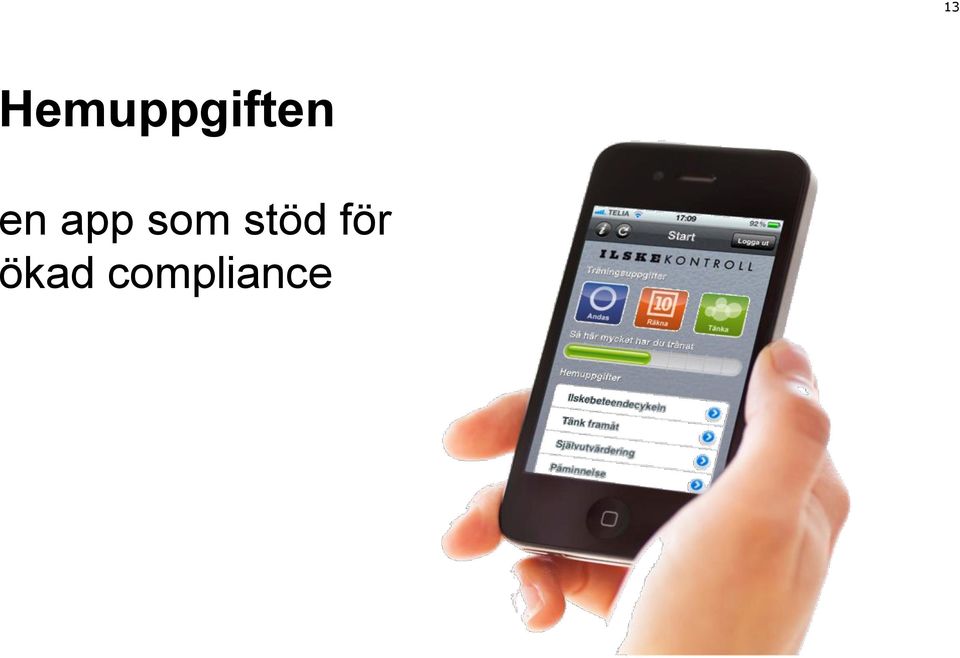 en app som